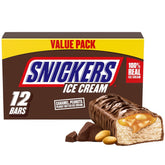 Snickers Ice Cream Chocolatey Caramel Peanut Butter Ice Cream Bars - 24 fl oz/12ct