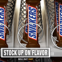 Snickers 12 Pack Full Size Single Chocolate Candy Bar 1.86oz Each Bulk Packaging