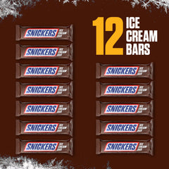 Snickers Ice Cream Chocolatey Caramel Peanut Butter Ice Cream Bars - 24 fl oz/12ct