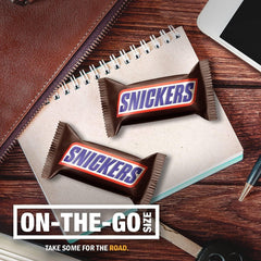 Snickers 1 LB Original Fun Size Rich Milk Chocolate with Creamy Caramel Center Bulk Packaging - Great for Schools, Offices, Home & More!