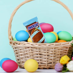 Snickers Candy Eggs Milk Chocolate Easter Basket Stuffers - 6.6oz/6pk