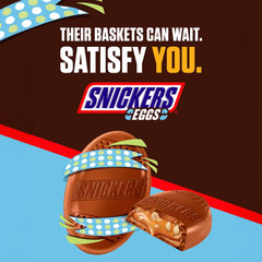 Snickers Candy Eggs Milk Chocolate Easter Basket Stuffers - 6.6oz/6pk