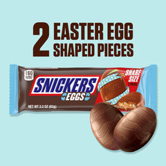 Snickers Easter Milk Chocolate Eggs - 2.2oz/2ct